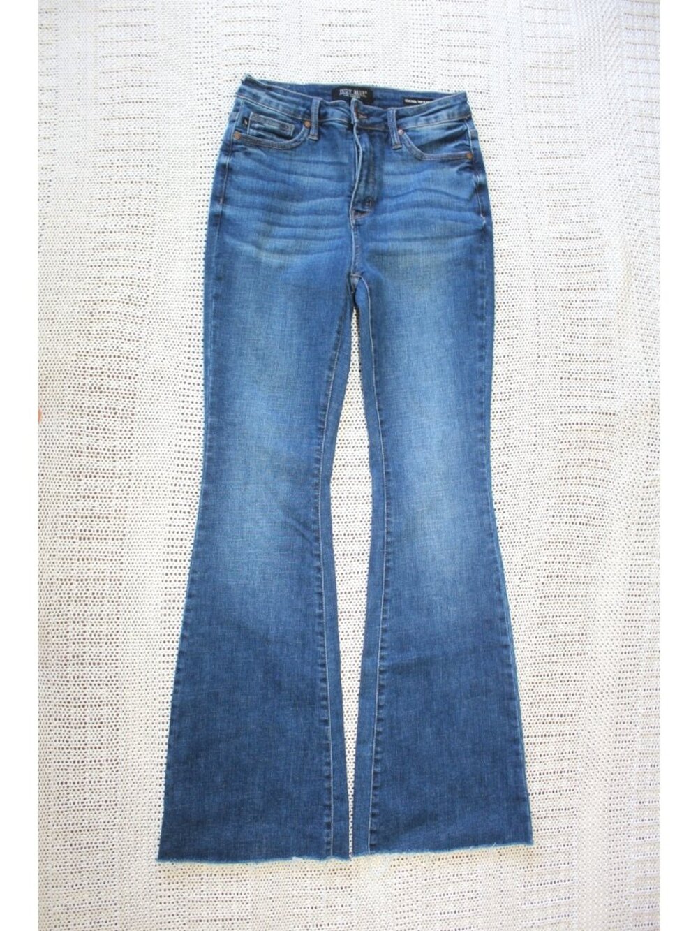Judy Blue Control Top Flare Women's Denim Size 7/28 Blue Jeans Casual Cowgirl